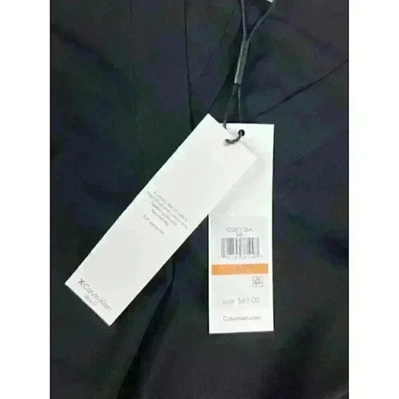 NEW! Calvin Klein Womens Size S V-Neck Slim Fit Long Sleeve Blouse NWT $89 - Picture 3 of 3